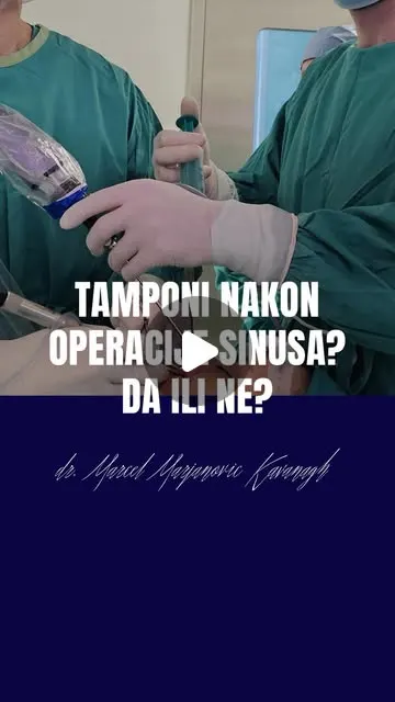 Video: tamponi nakon operacije sinusa